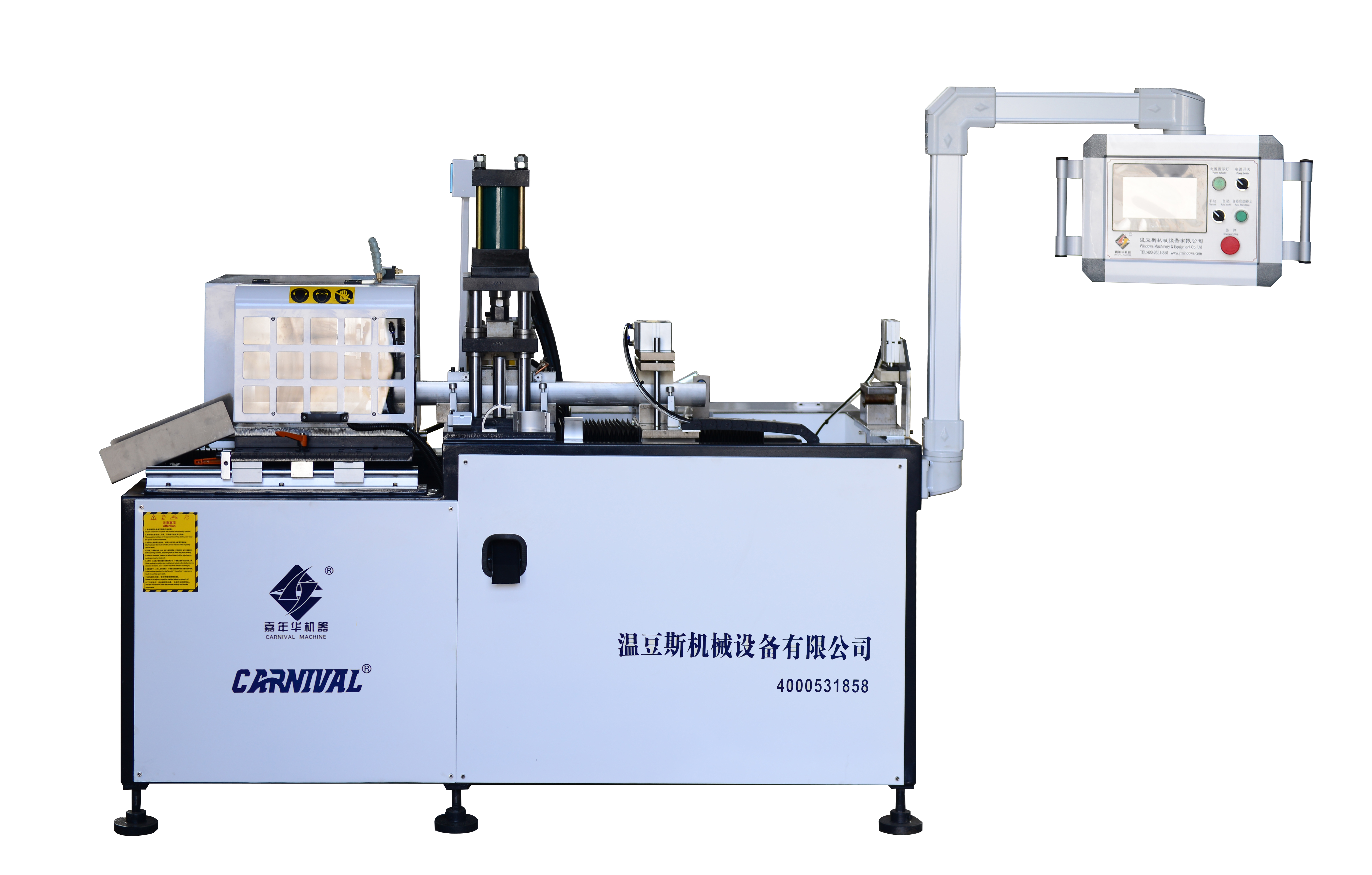 JNH-12K肯德基門拉手座自動加工機（工業鋁件自動機）